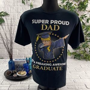 Men’s Port & Co Black Graphic Stretchable Short Sleeve Tshirt (XL) Z05